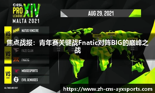 焦点战报：青年赛关键战Fnatic对阵BIG的巅峰之战